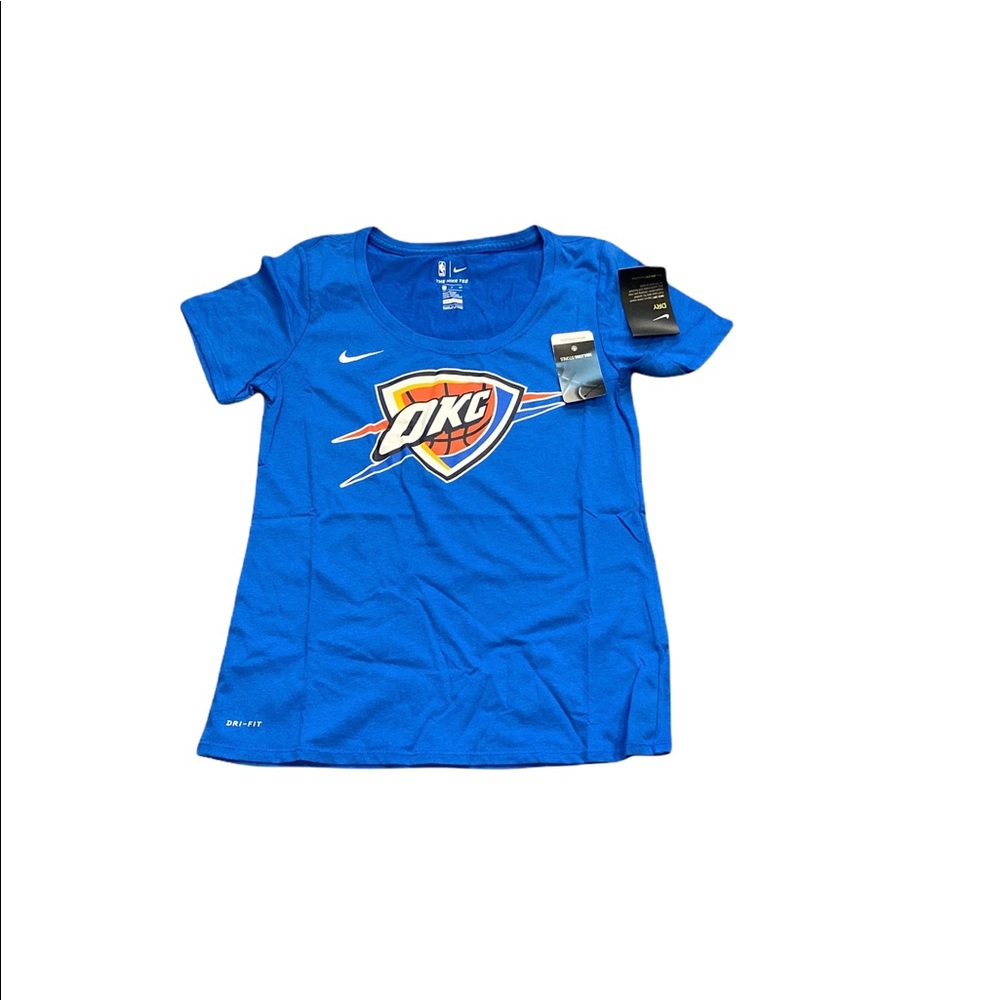 Oklahoma City Thunder Nike Women’s Logo Primary Scoop Shirt‎